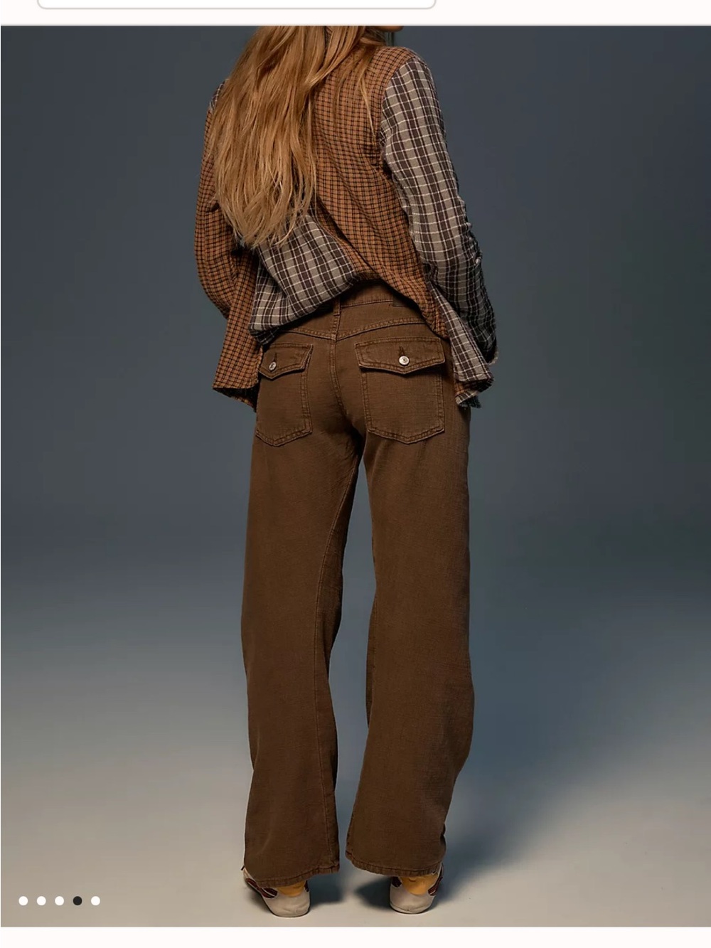We The Free Highland Low-Rise Twisted Bowed Jeans